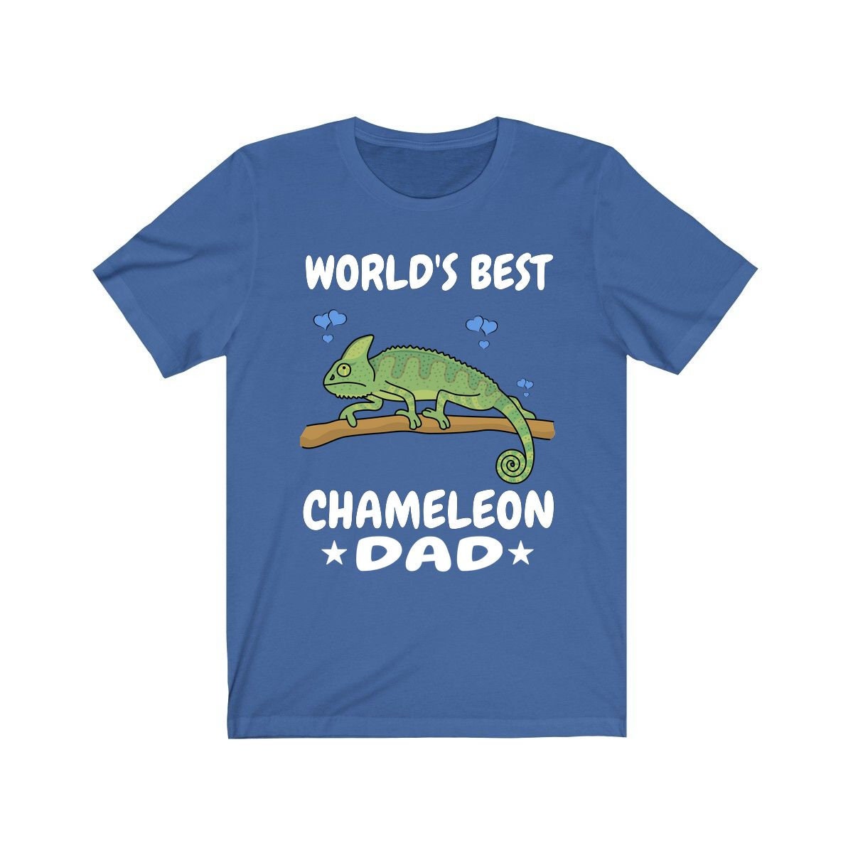 World's Best Chameleon Dad Shirt, Chameleon Lizard Lover Gift, Chameleon Reptile Owner , Lizard Lover Boy T-Shirt Image 2