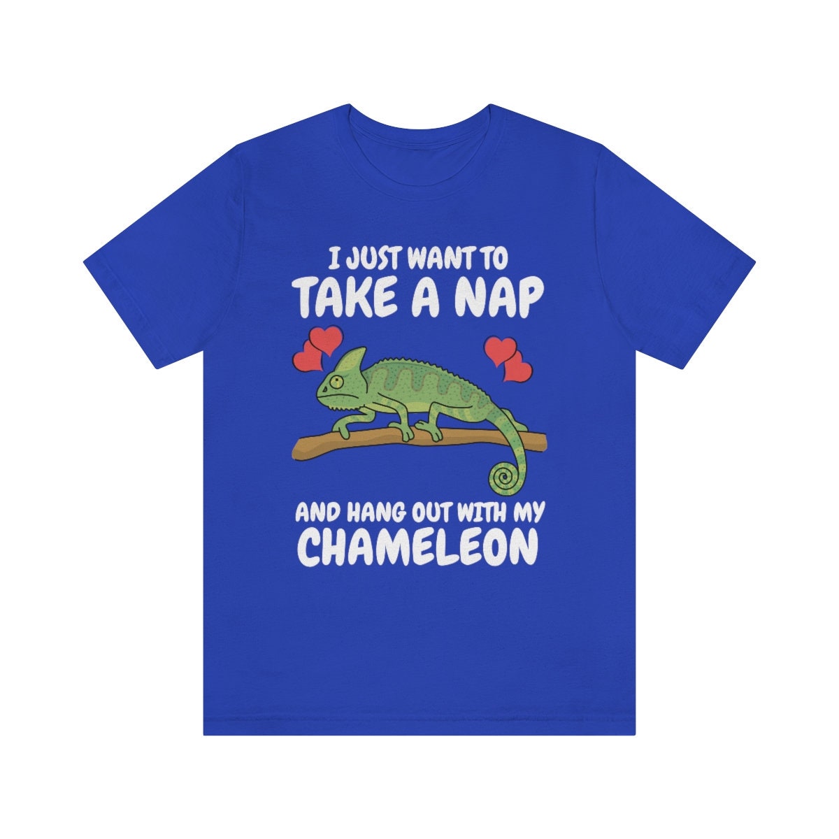 Just Want To Take A Nap And Hang Out With My Chameleon Shirt, Chameleon Lizard Lover Gift, Chameleon Owner , Lizard Lover Girl Boy T-Shirt Image 3
