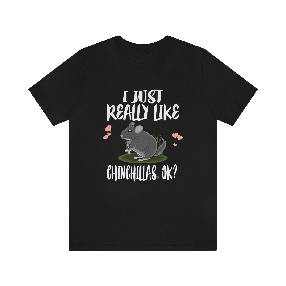 I Just Really Like Chinchillas Ok Shirt, Chinchilla Lover Shirt, Chinchilla Shirt, Chinchilla Lover Gift, Animal Adult Kids T-Shirt Image 1