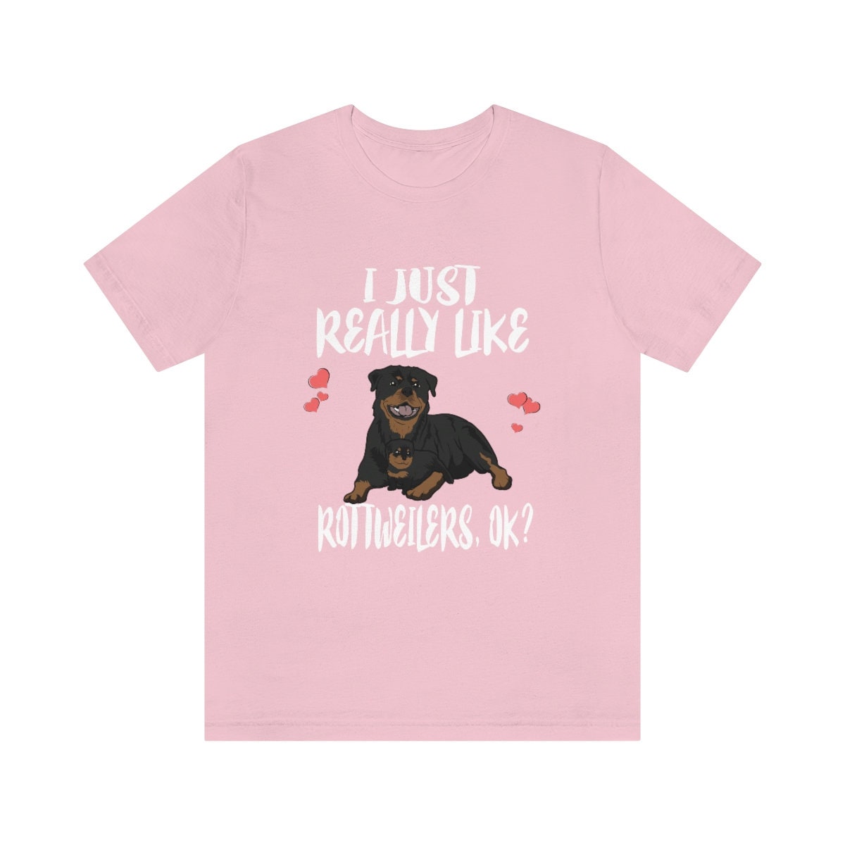 I Just Really Like Rottweilers Ok Dogs Shirt, Rottweiler Shirt, Dog Lover Gift, Rottweiler Lover Shirt,  Adult Toddler Kids Gift T-Shirt Image 3