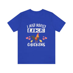 I Really Like Chickens T-Shirt - chicken print design