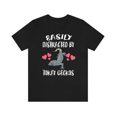Easily Distracted By Tokay Geckos Lizards Shirt - tokay gecko print design
