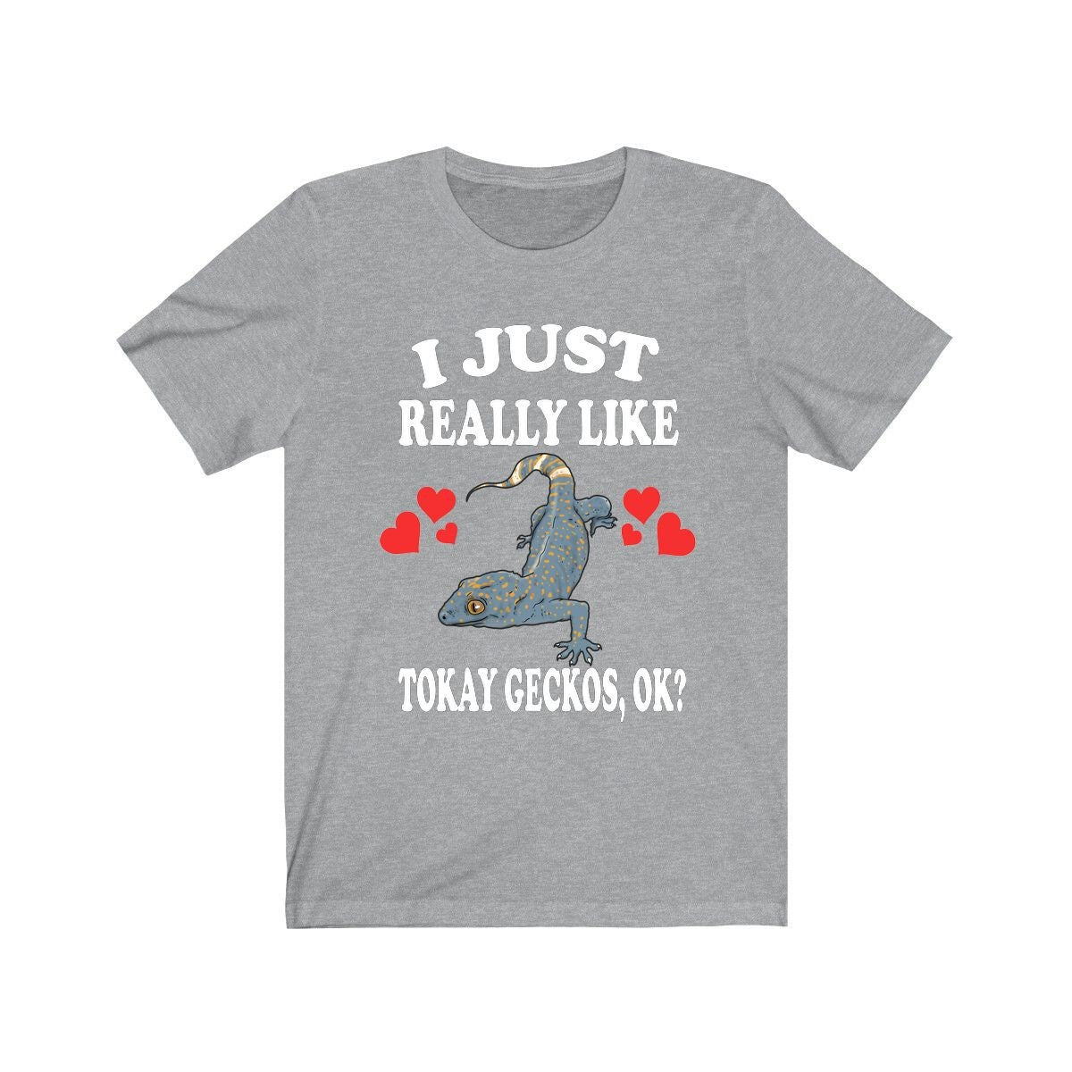 I Just Really Like Tokay Geckos Ok Lizards Shirt, Gecko Lover Shirt, Tokay Gecko Gift, Lizard Shirt, Adult Kids Animal T-Shirt Image 3