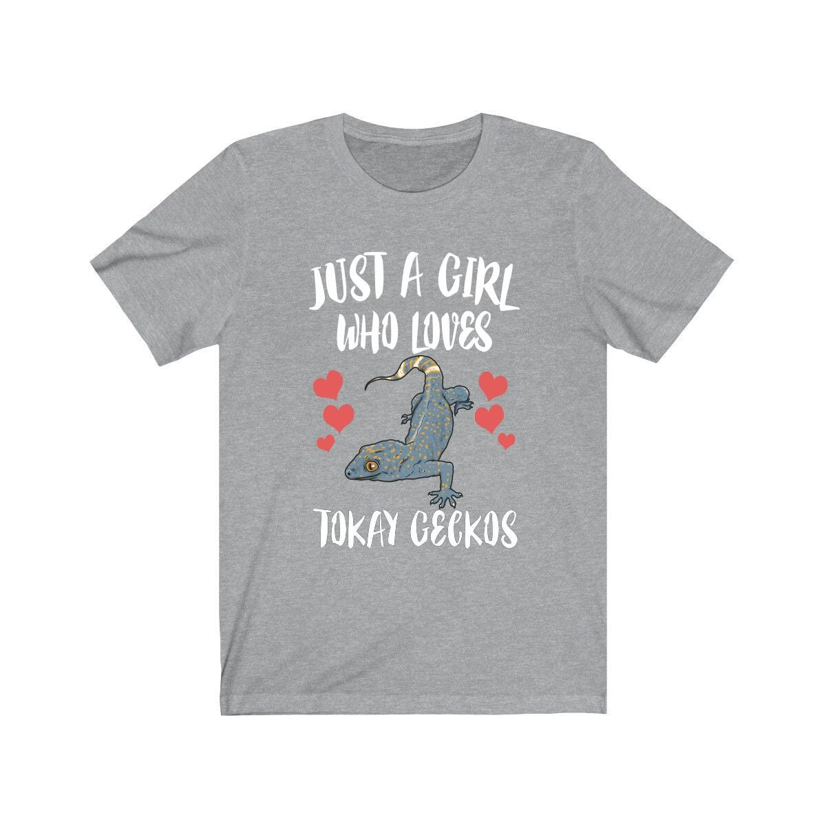Just A Girl Who Loves Tokay Geckos Lizards Shirt, Gecko Lover Shirt, Tokay Gecko Gift, Lizard Shirt, Adult Kids Animal T-Shirt Image 3