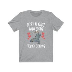 Just A Girl Who Loves Tokay Geckos Shirt - tokay gecko print design