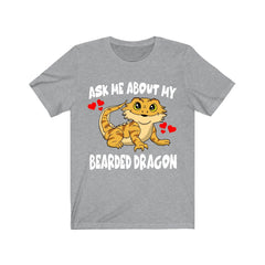 Ask Me About My Bearded Dragon Shirt, Bearded Dragon Owner Shirt, Bearded Dragon Shirt, Bearded Dragon Lover Gift, Boy Girl Shirt Image 3