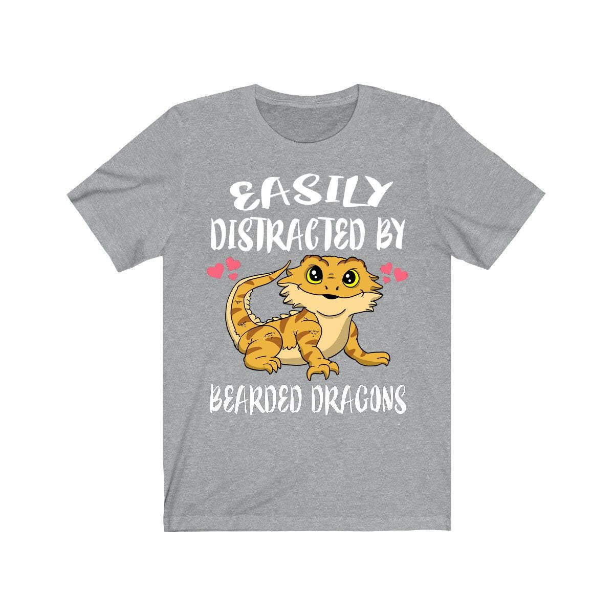 Easily Distracted By Bearded Dragons Shirt, Bearded Dragon Owner Shirt, Bearded Dragon Shirt, Bearded Dragon Lover Gift, Boy Girl Shirt Image 3
