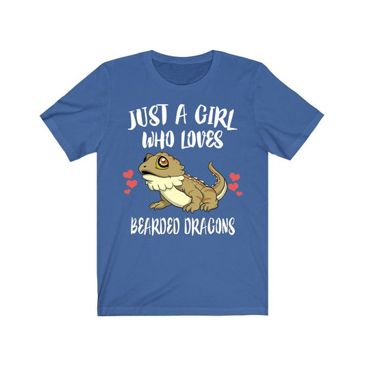 Just A Girl Who Loves Bearded Dragons Shirt, Bearded Dragon Owner Shirt, Women Bearded Dragon Shirt, Bearded Dragon Lover Gift Shirt Image 2