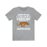 This Is My Human Costume I'm A Crested Gecko Lizard Shirt, Gecko Lover Shirt, Crested Gecko Gift, Pet Lizard Shirt, Animal T-Shirt Image 3