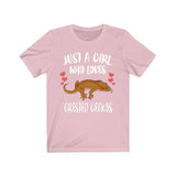 Just A Girl Who Loves Crested Geckos Lizards Shirt, Gecko Lover Shirt, Crested Gecko Gift, Pet Lizard Shirt, Adult Kids Animal T-Shirt Image 4