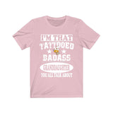 I'm That Tattooed Badass Granddaughter You All Talk About Shirt, Sister Shirt, Big Sister Gift T-Shirt Image 4