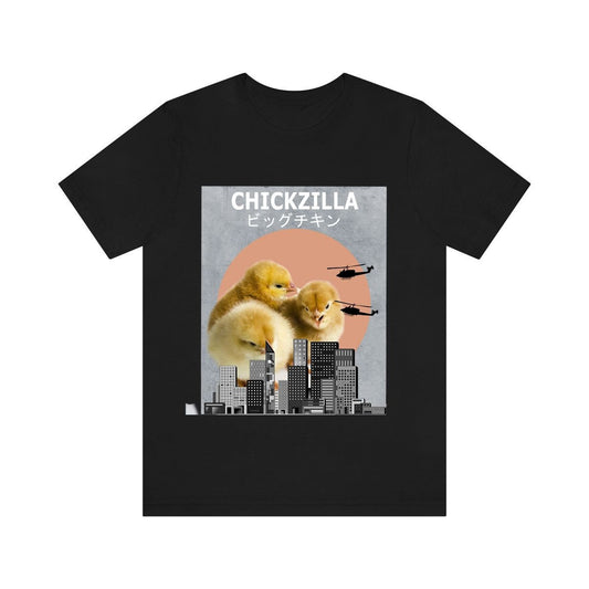 Chickenzilla Funny Giant Chicken Monster Shirt - chickenzilla print design
