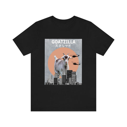 Goatzilla Goat Funny Shirt - Goatzilla goat print design