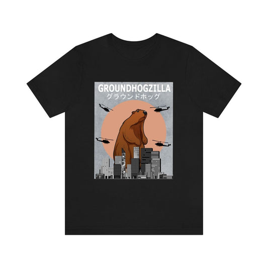Groundhogzilla Monster Groundhog Shirt - Groundhogzilla print design