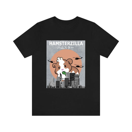Hamsterzilla Funny Giant Hamster Monster Shirt - hamsterzilla print design