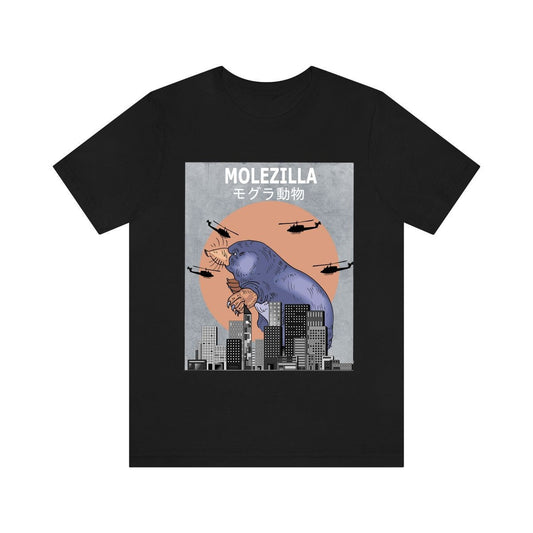 Molezilla Mole T-Shirt - molezilla mole print design