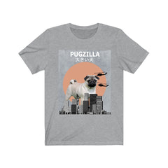Pugzilla Pug Funny Shirt - Pugzilla pug print design