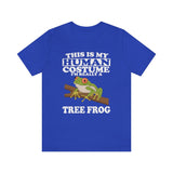 This Is My Human Costume I'm Really A Tree Frog Shirt, Tree Frog Lover Shirt, Tree Frog Shirt, Funny Frog Gift, Animal Adult Kids Image 3