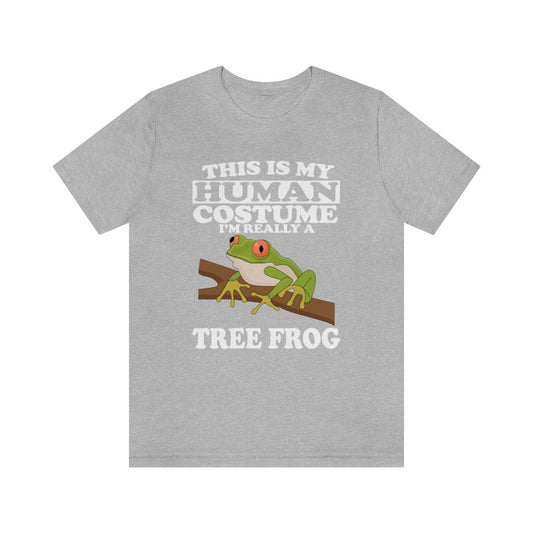 This Is My Human Costume I'm Really A Tree Frog Shirt - tree frog print design