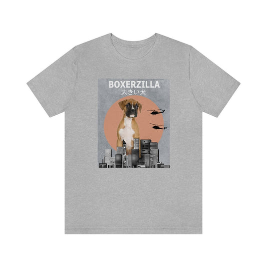 Boxerzilla funny boxer dog lover tee