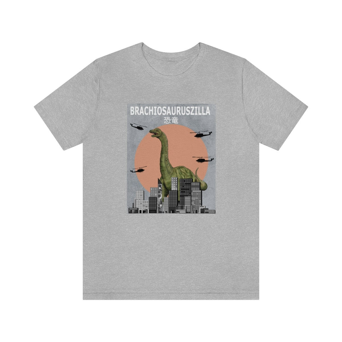 Brachiosauruszilla Brachiosaurus Funny Shirt, Brachiosaurus Lover Shirt, Dinosaur shirt, Dinosaur Lover Gift Animal Adult Toddler T-Shirt Image 2