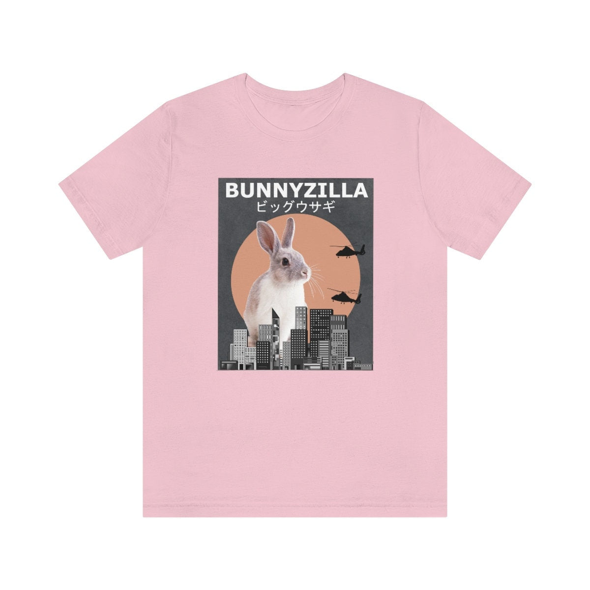 Bunnyzilla Bunny Funny Rabbit Shirt, Bunny Lover Shirt, Bunny Owner Shirt, Bunny Lover Gift, Animal Adult Boy Girl T-Shirt Image 3