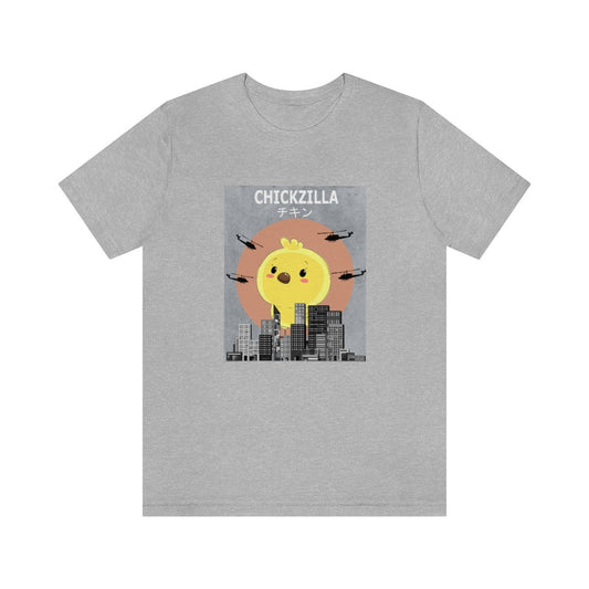 Chickzilla Chicken Funny Shirt - Chickzilla chicken print design