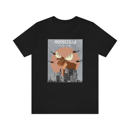 Moosezilla Funny Giant Moose Monster Shirt - moosezilla print design