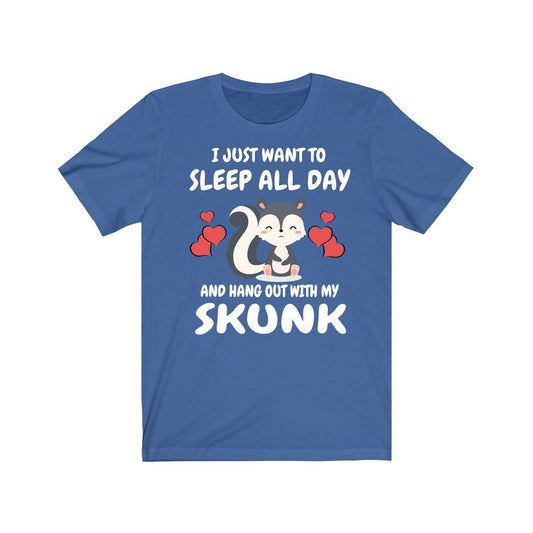 Sleep All Day With My Skunk Shirt - skunk print design
