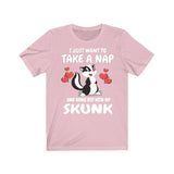 I Just Want To Nap All Day And Hang Out With My Skunk Shirt, Skunk Lover Shirt, Skunk Shirt, Skunk Owner Shirt, Skunk Lover Boy Girl Shirt Image 4