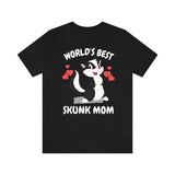 Wold's Best Skunk Mom Shirt, Skunk Lover Shirt, Women Skunk Shirt, Skunk Owner Shirt, Skunk Lover Girl Shirt Image 2