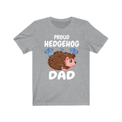 Proud Hedgehog Dad Shirt - hedgehog print design