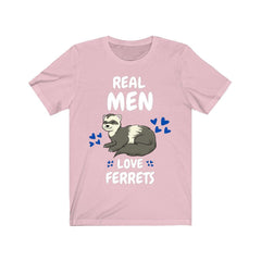 Real Men Love Ferrets Shirt - ferret print design