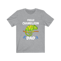 Proud Chameleon Dad Shirt - chameleon print design