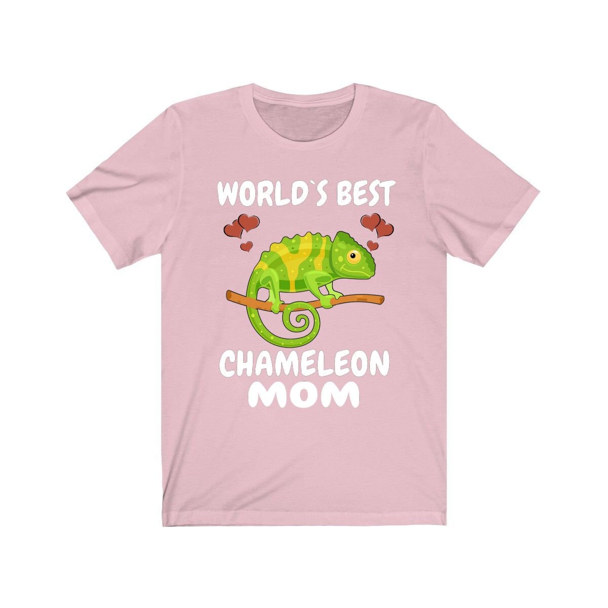 World's Best Chameleon Mom Shirt, Chameleon Lizard Lover Gift, Women Chameleon Reptile, Lizard Lover Girl T-Shirt Image 4