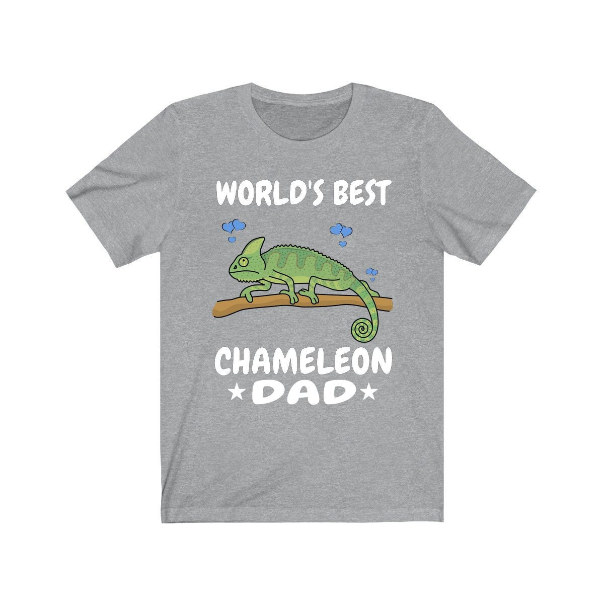 World's Best Chameleon Dad Shirt, Chameleon Lizard Lover Gift, Chameleon Reptile Owner , Lizard Lover Boy T-Shirt Image 3
