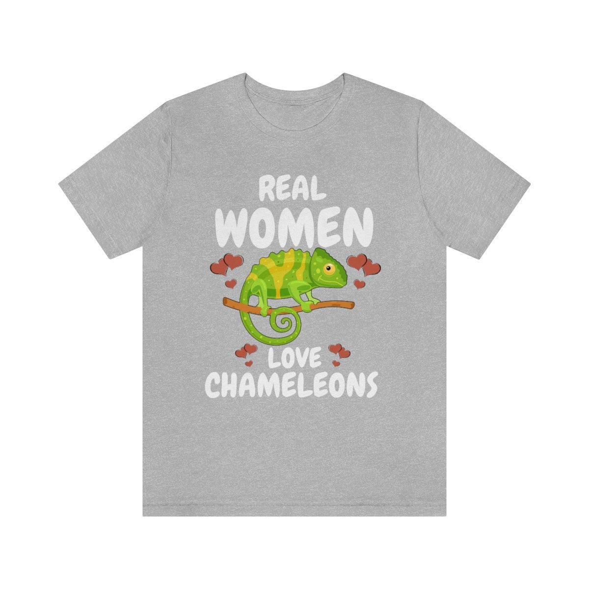 Real Women Love Chameleons Shirt, Chameleon Mom Shirt, Lizard Lover Gift, Women Chameleon Reptile, Lizard Lover Girl T-Shirt Image 2