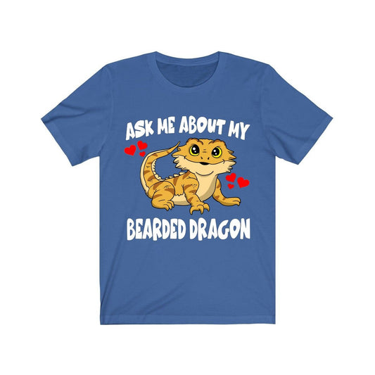 Ask Me About My Bearded Dragon Shirt - bearded dragon print design