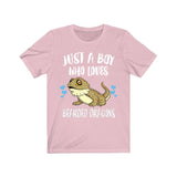 Just A Boy Who Loves Bearded Dragons Shirt, Bearded Dragon Owner Shirt, Bearded Dragon Shirt, Bearded Dragon Lover Gift, Boy Shirt Image 4