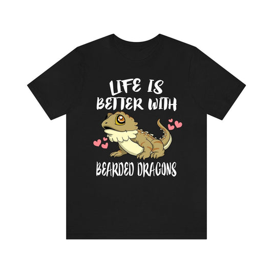 Life Is Better With Bearded Dragons Shirt - bearded dragon print design