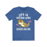 Life Is Better With Bearded Dragons Shirt, Bearded Dragon Owner Shirt, Bearded Dragon Shirt, Bearded Dragon Lover Gift, Boy Girl Shirt Image 2