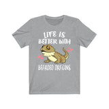Life Is Better With Bearded Dragons Shirt, Bearded Dragon Owner Shirt, Bearded Dragon Shirt, Bearded Dragon Lover Gift, Boy Girl Shirt Image 3