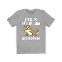 Life Is Better With Bearded Dragons Shirt, Bearded Dragon Owner Shirt, Bearded Dragon Shirt, Bearded Dragon Lover Gift, Boy Girl Shirt Image 3