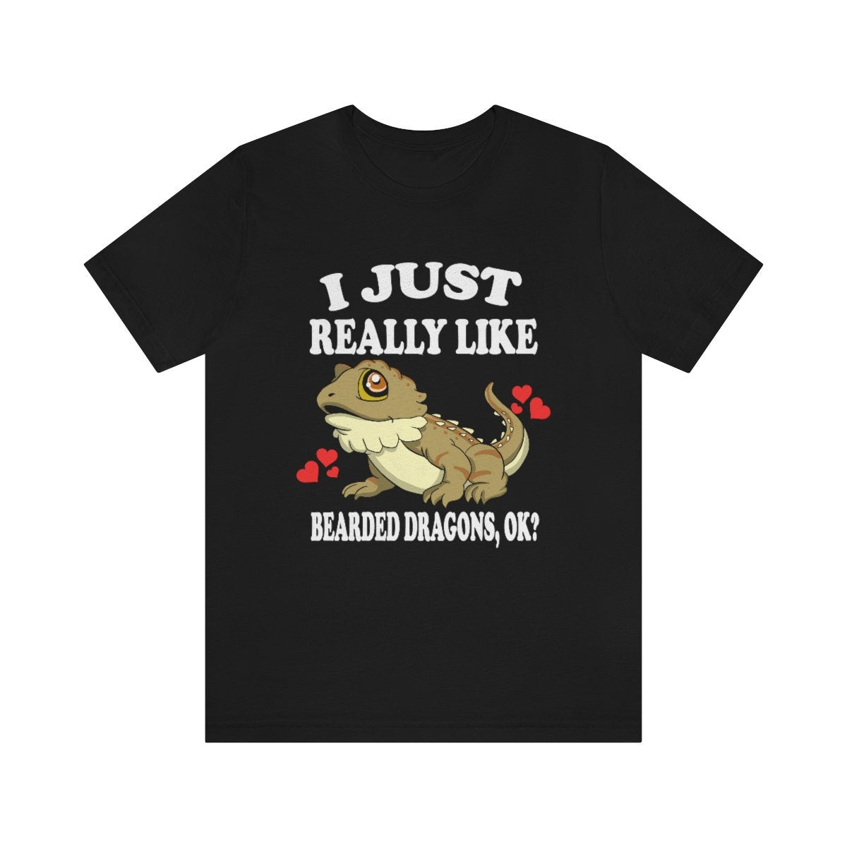 I Just Really Like Bearded Dragons Ok Shirt, Bearded Dragon Owner Shirt, Bearded Dragon Shirt, Bearded Dragon Lover Gift, Boy Girl Shirt Image 2