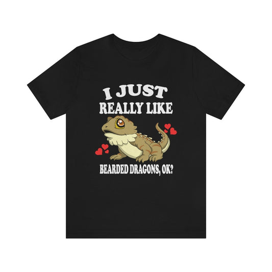 I Just Really Like Bearded Dragons Ok Shirt, Bearded Dragon Owner Shirt, Bearded Dragon Shirt, Bearded Dragon Lover Gift, Boy Girl Shirt Image 2