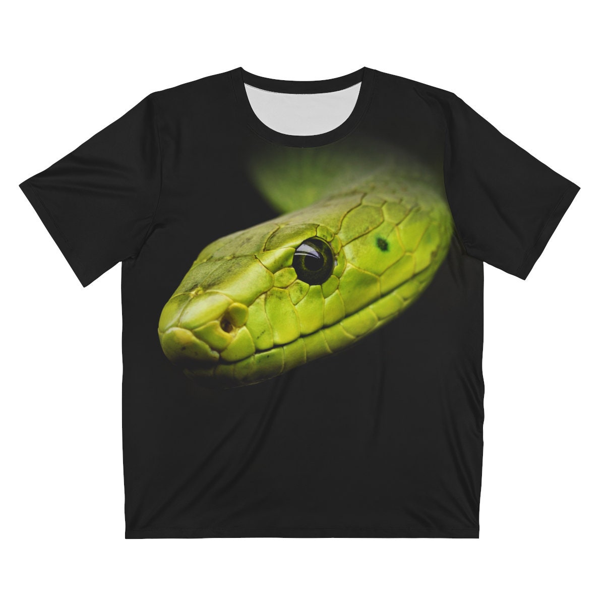 Green Mamba Snake T-Shirt, Mamba Snake Shirt, Snake Lover Gift, Boy Girl Snake Shirt, Animal Adult Kids T-Shirt Image 1