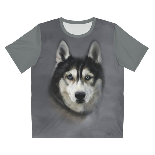 Husky Dog Owner T-Shirt - husky dog print design