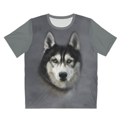 Husky Dog Owner T-Shirt - husky dog print design