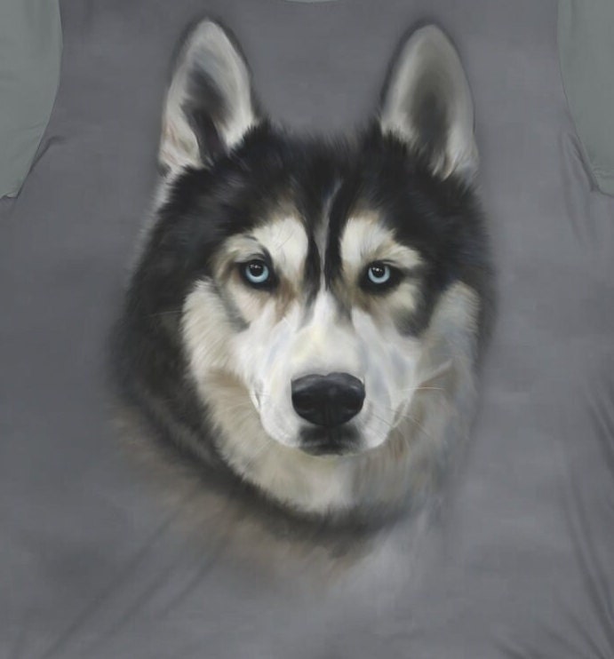 Husky Dog T-Shirt, Husky Owner Shirt, Dog Lover Shirt, Dog Gift, Boy Girl Dog Shirt, Animal Adult Kids T-Shirt Image 2