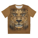 African Lion T-Shirt, Lion Lover Shirt, Male Lion Gift, Big Cat Gift, Boy Girl Lion Shirt, Animal Adult Kids T-Shirt Image 1